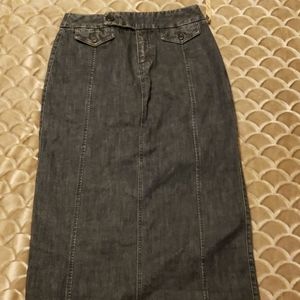 Eddie Bauer Denim long skirt